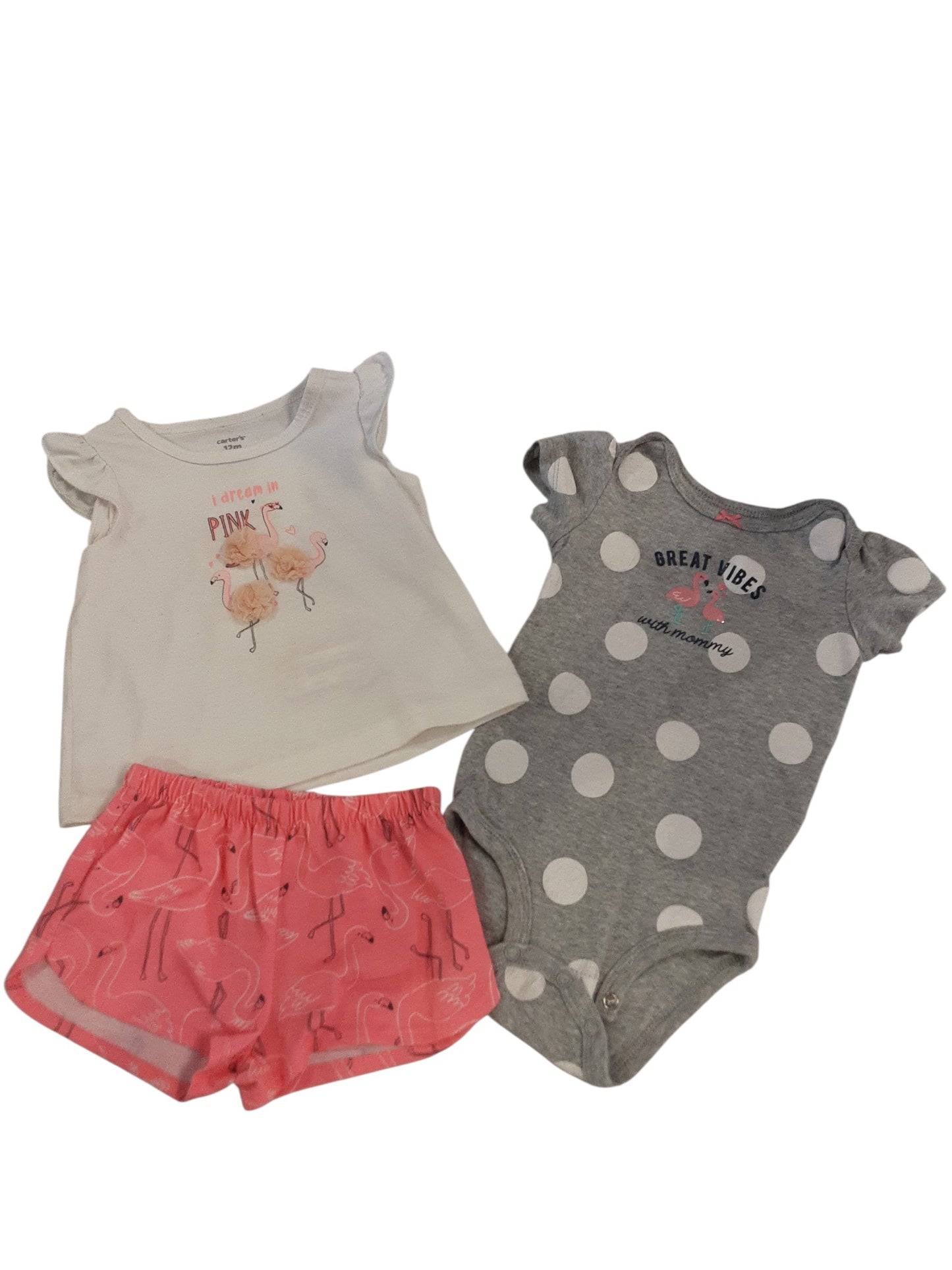 3 pc Great Vibes with Mommy size 12months