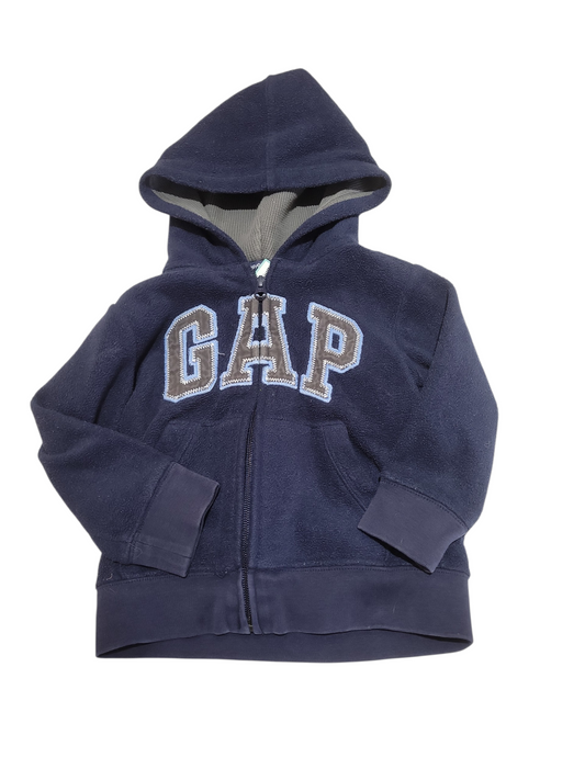 Fleece sweater navy blue 2t