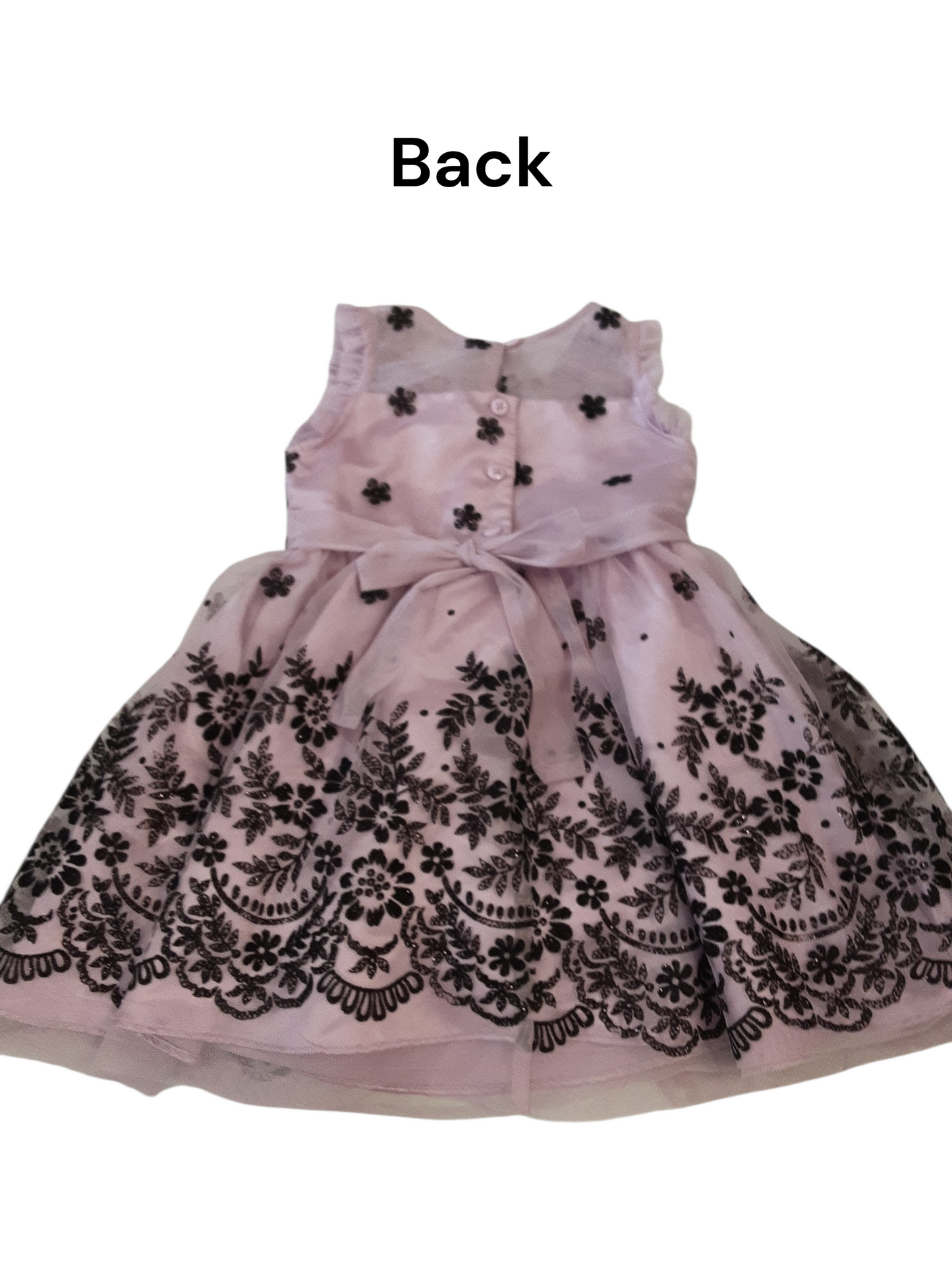 Big sister pink&black dress size 4
