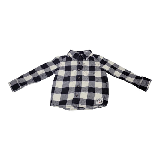 Navy Blue Button Up - Size 2