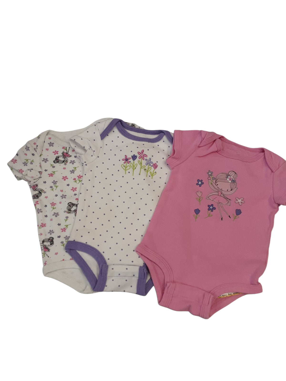 3 pk Fairy Onsies size 3months