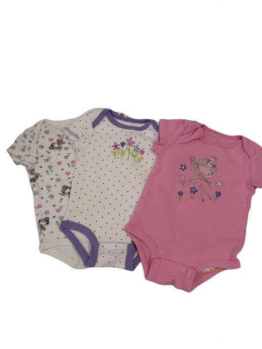 3 pk Fairy Onsies size 3months