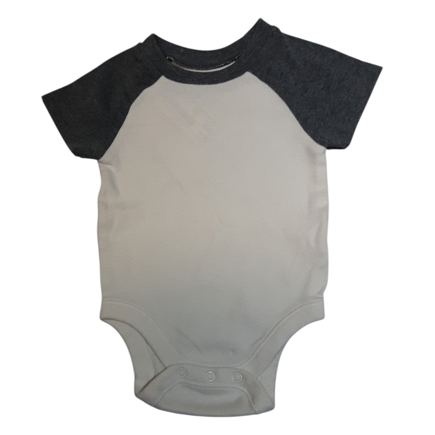 Grey & white onsie size 0-3m