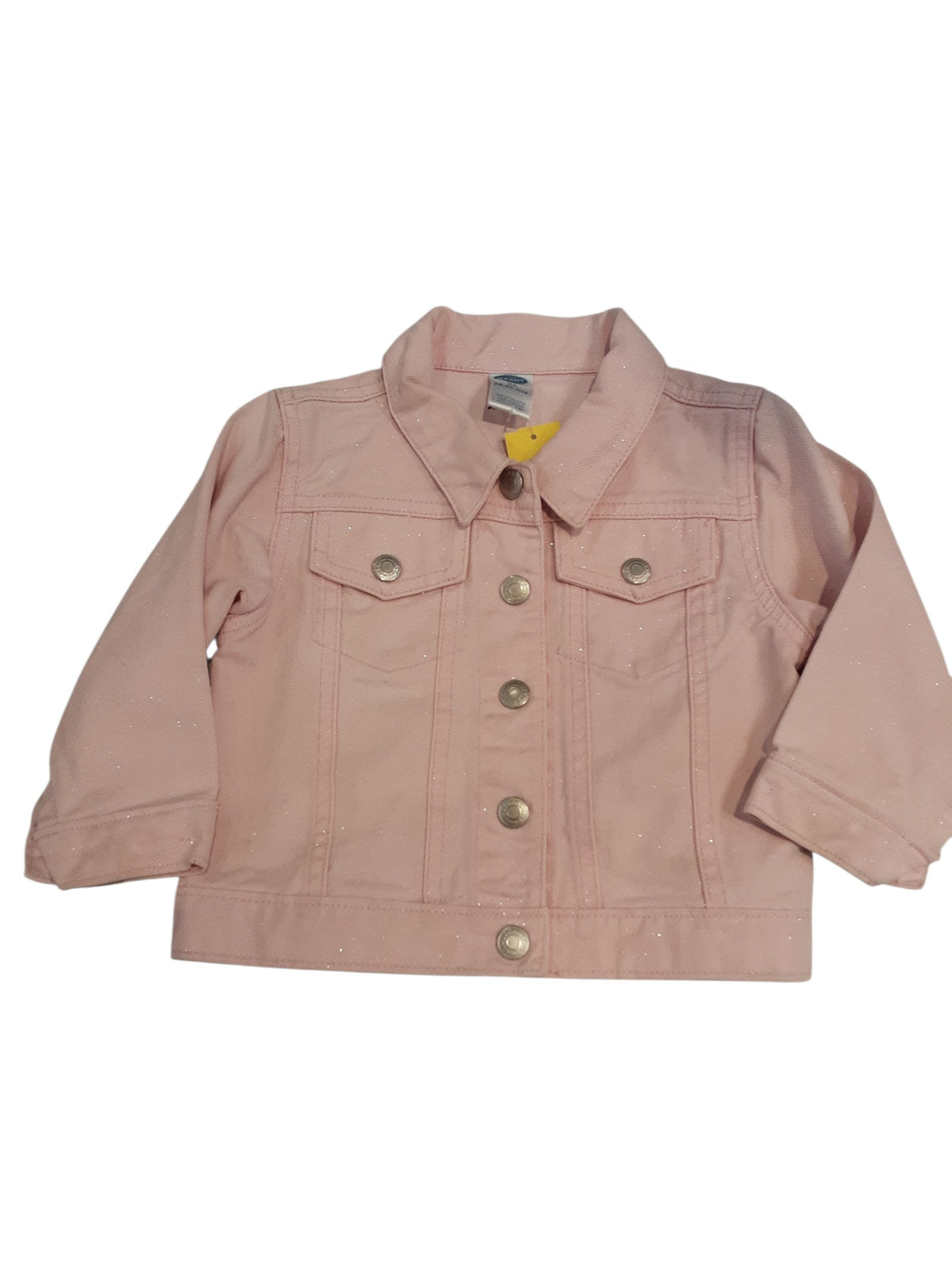 Pink Sparkle Denim Jacket size 18-24months