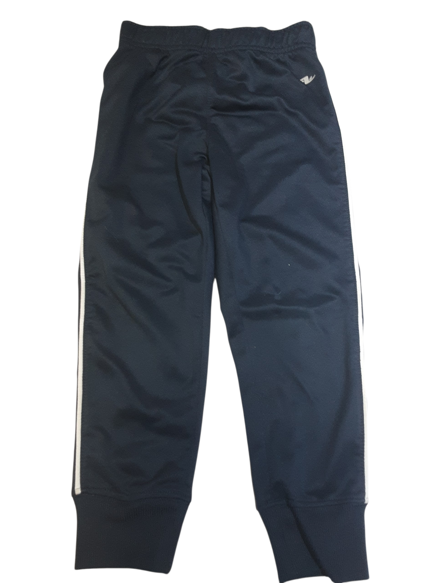 Navy jogging pants with white pinstripe size 4-5