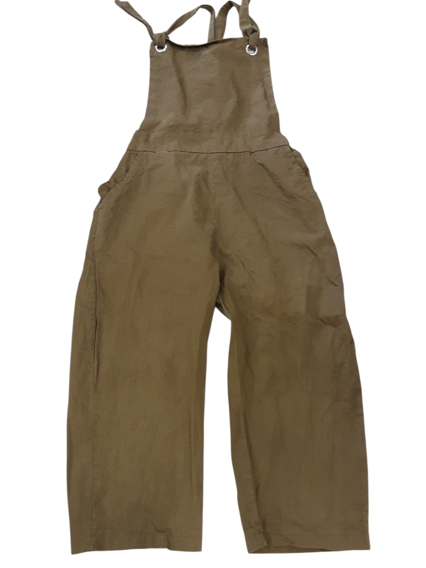 Olive Cotton Overalls size 3