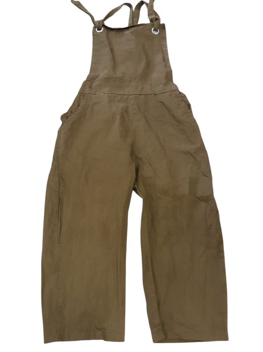 Olive Cotton Overalls size 3