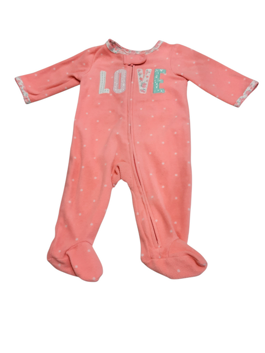 Peachy Florals Sleeper, size 3m