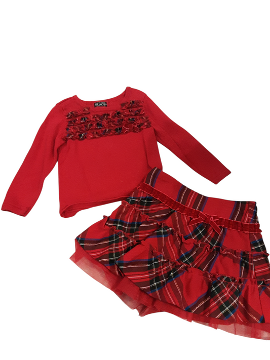 2 pc plaid sweater set size 18months