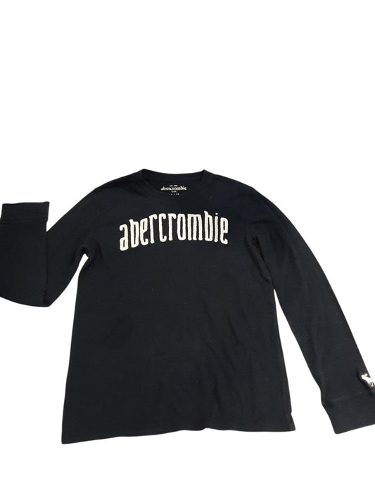 Navy Ribbed Abercrombie top size 11-12