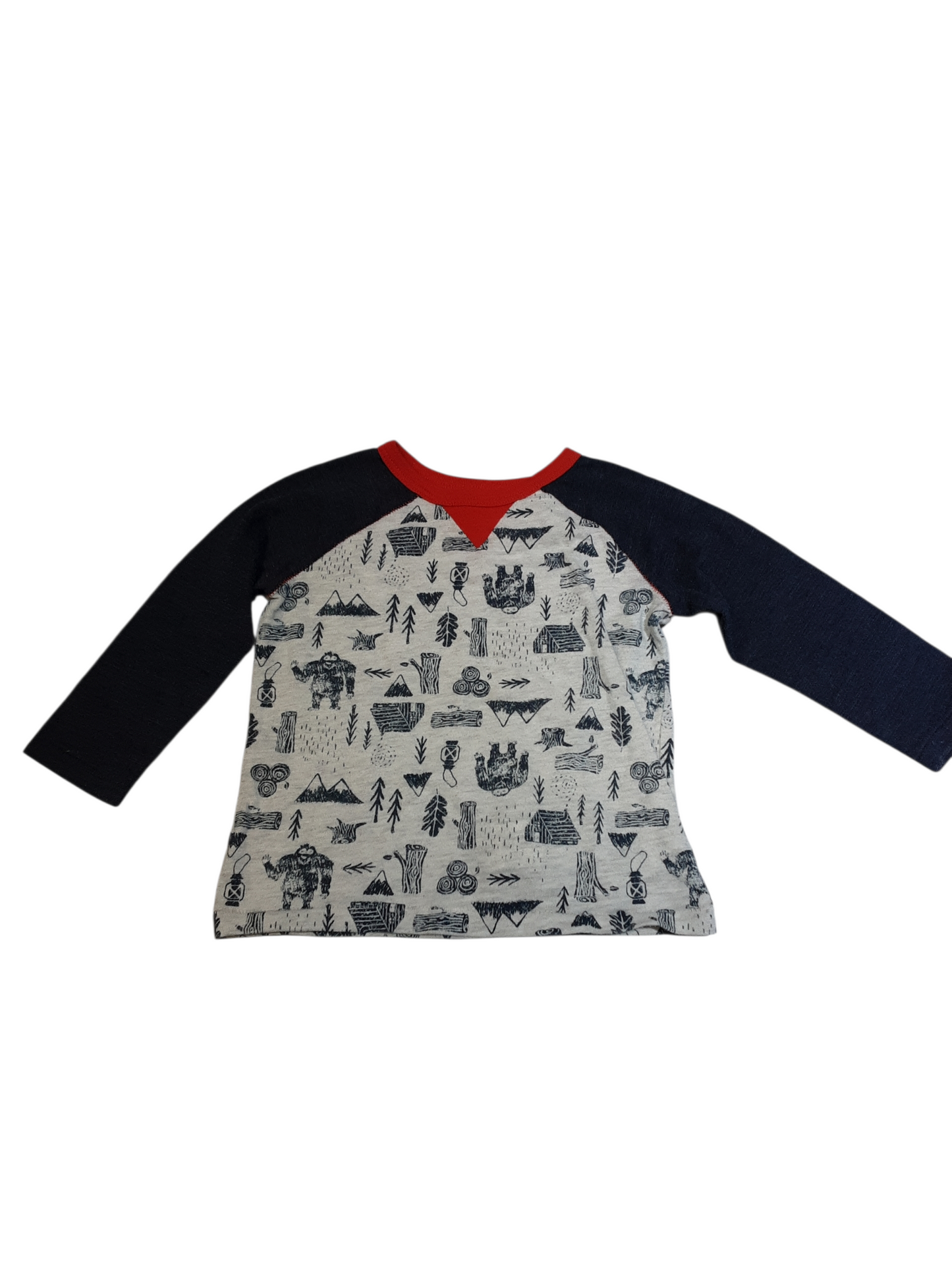 Woodland Monster Top size 12-18months