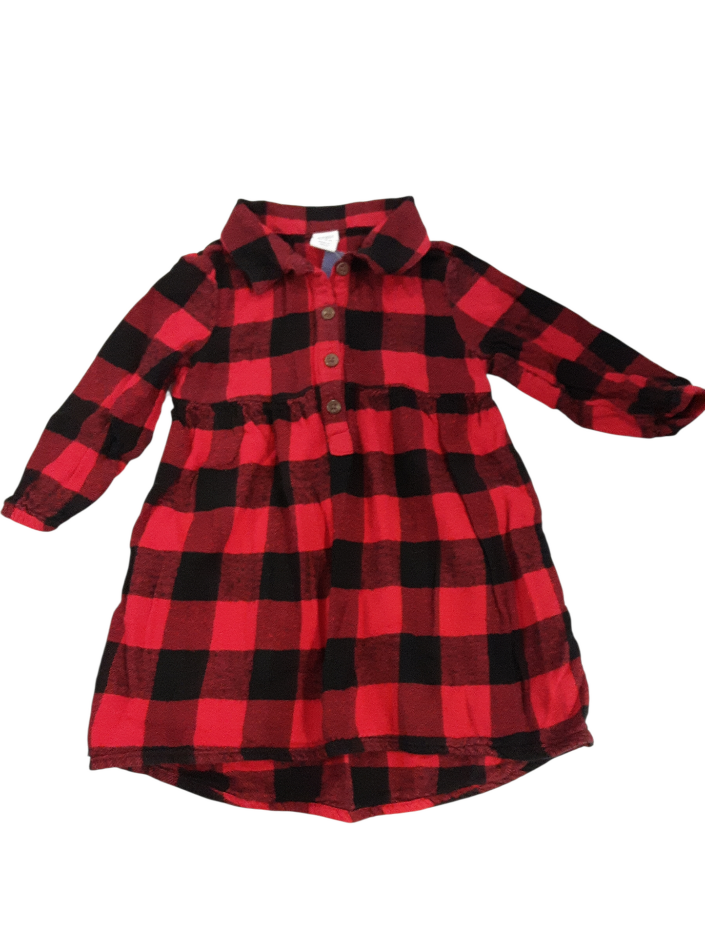 Buffalo Plaid Dress Size12-18 months