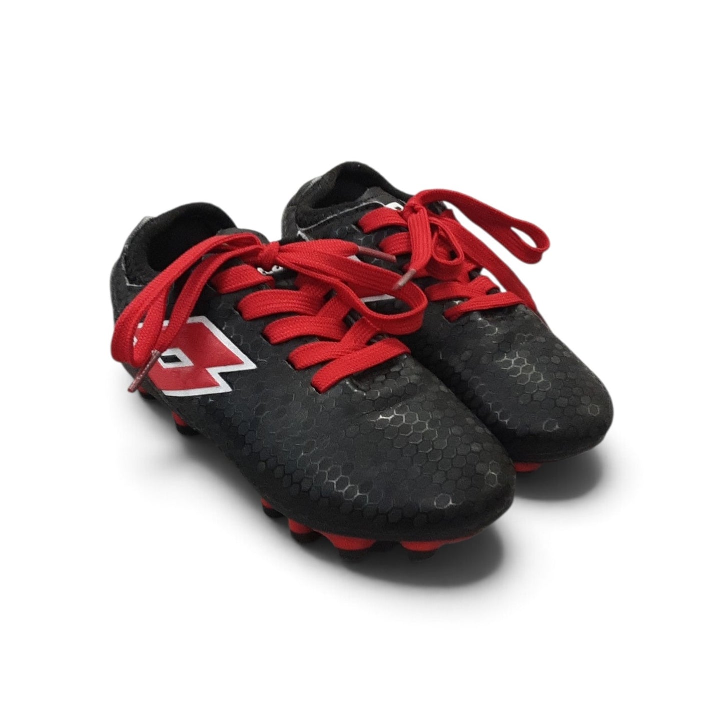 Black and Red Soccer Cleats Size 10 youth