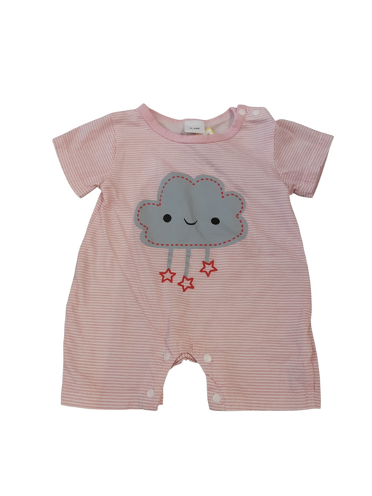 Printed short romper size 3-6months