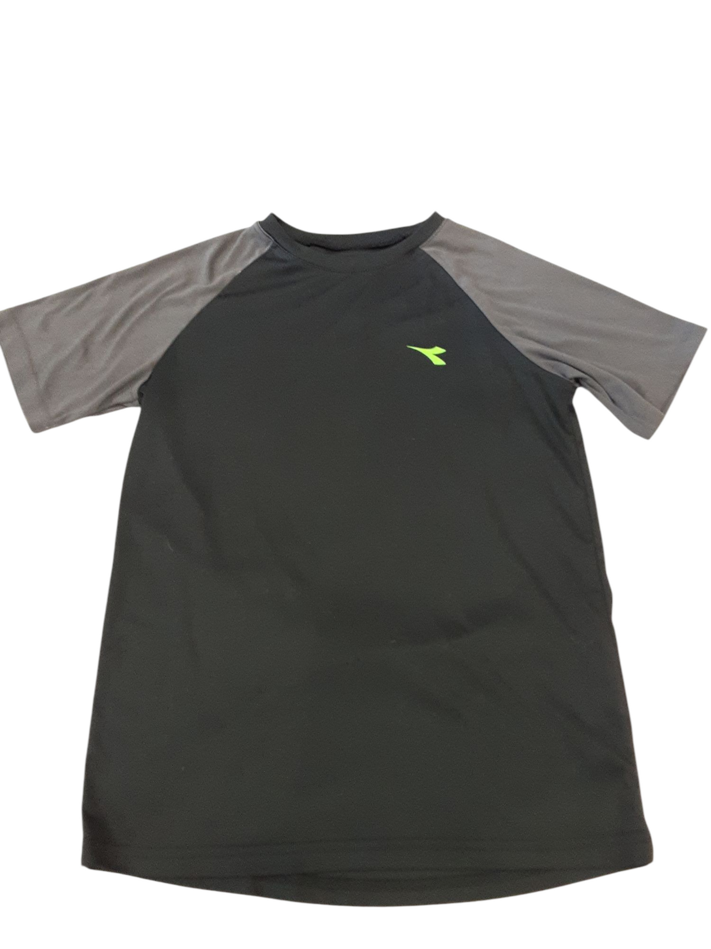 Activewear black with grey sleeves size 10-12yrs