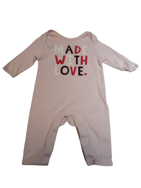 "Made with love" size 0-3m