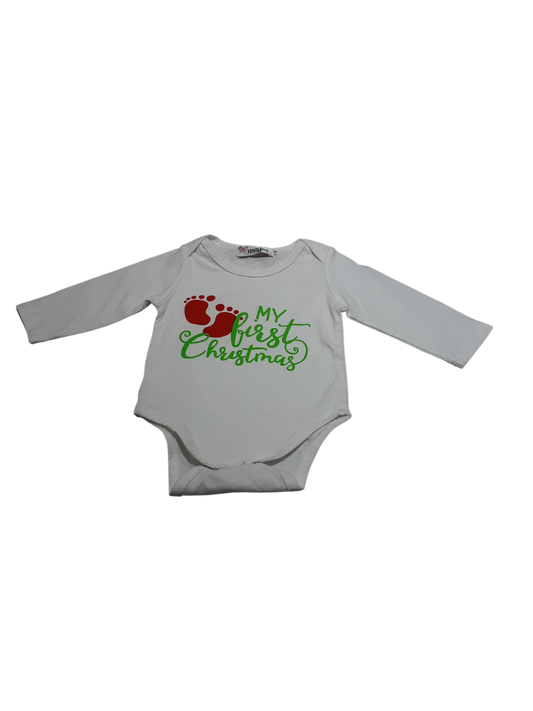 My 1st Christmas Onesie, size 3m