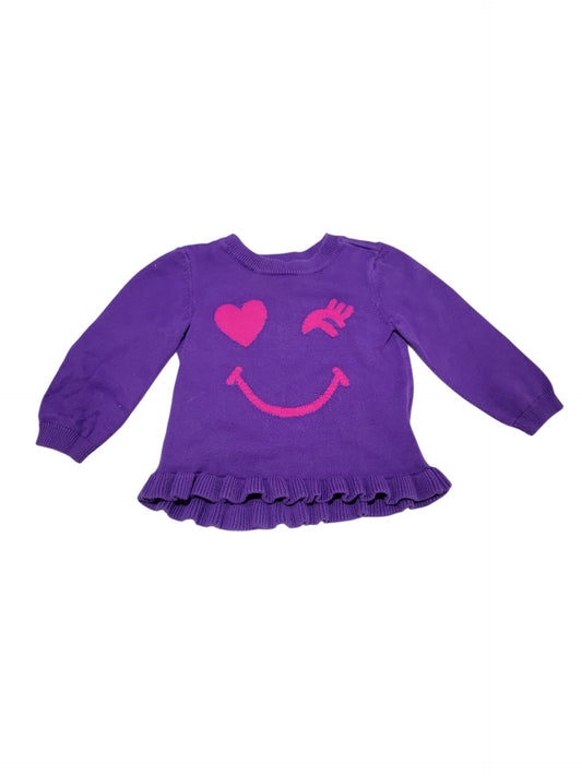 Winky Face sweater 12-18m