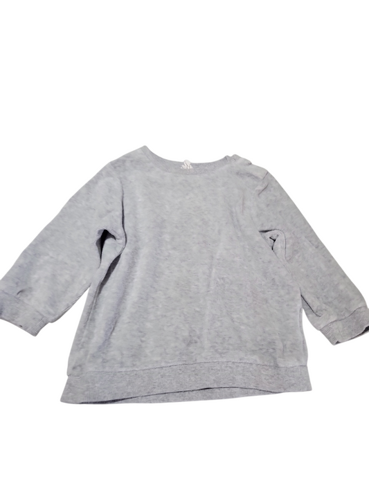 Soft Grey sweater 9-12m