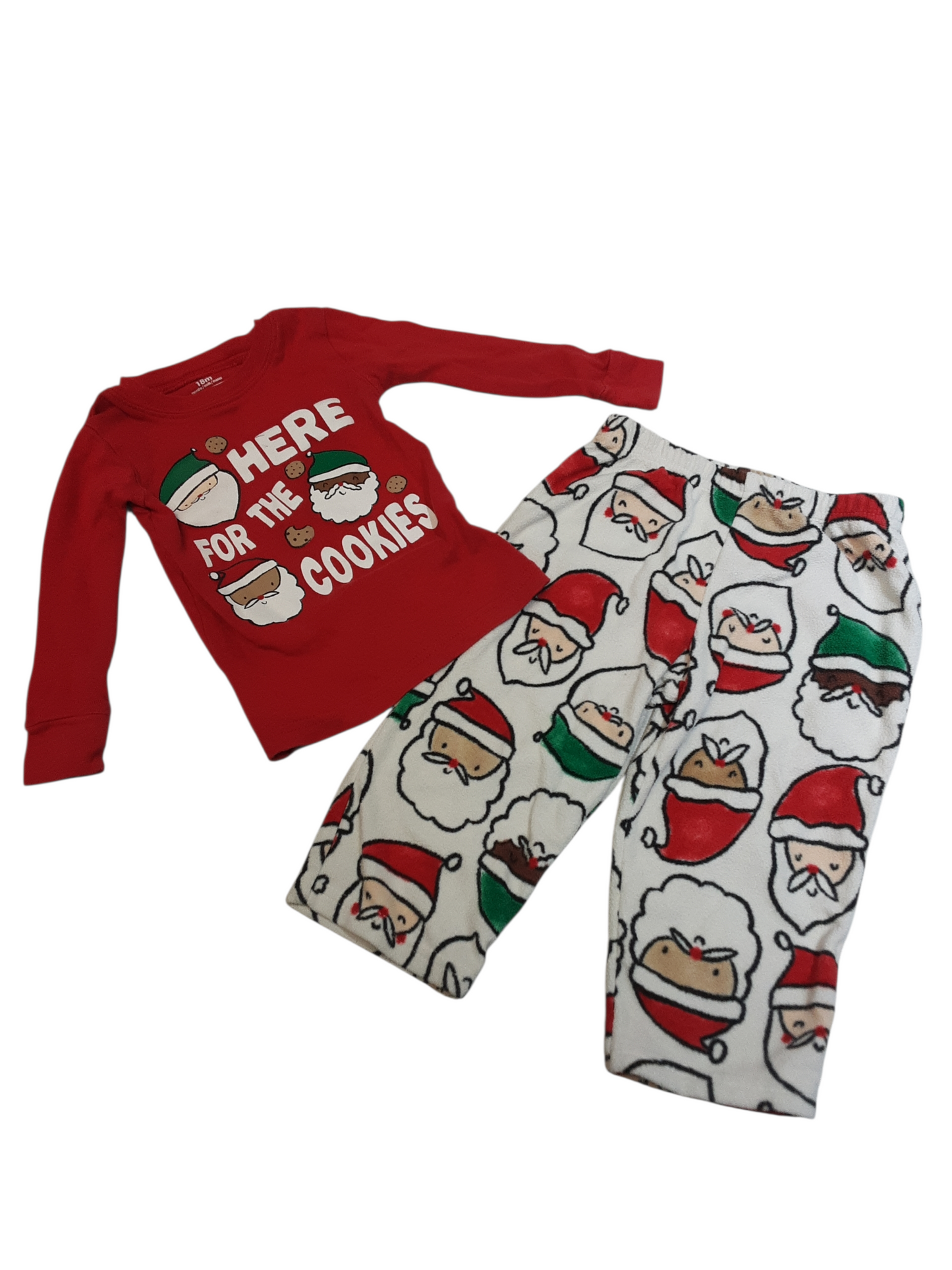 Here for the Cookies bottom fleece Pajamas size 18months