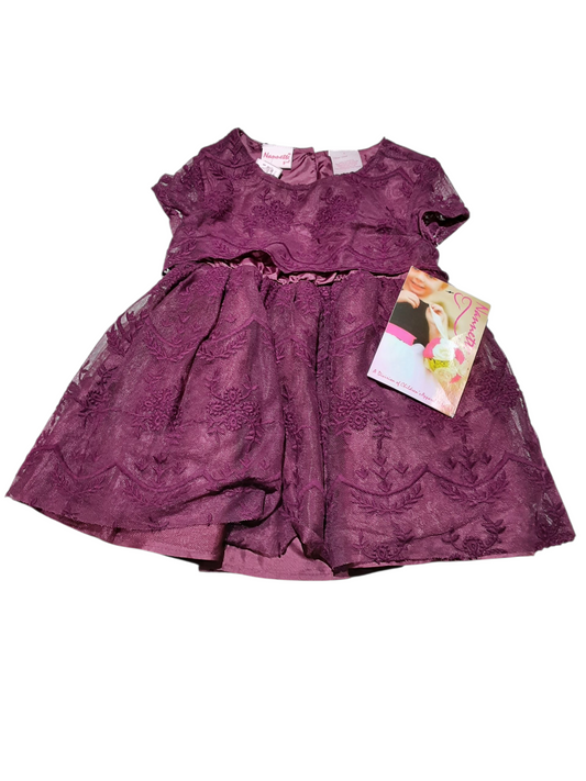 Plum Lace Dress, size 3T