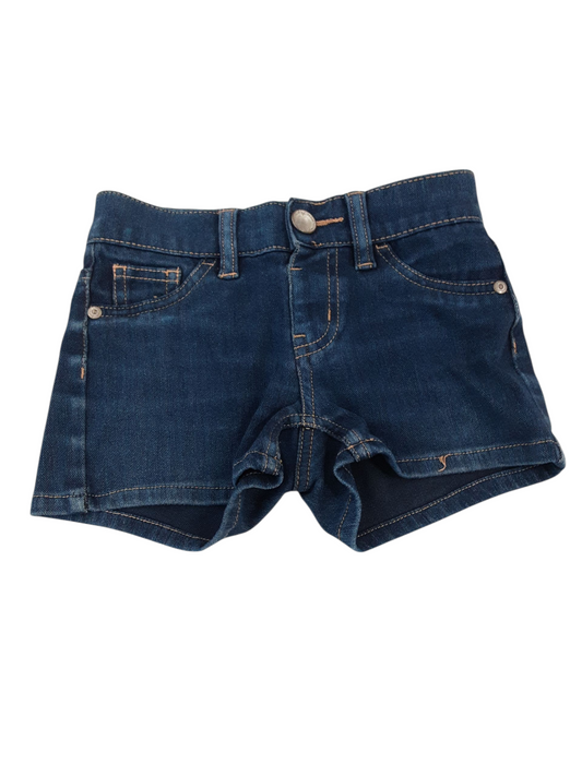 Girls soft stretch denim shorts size 8