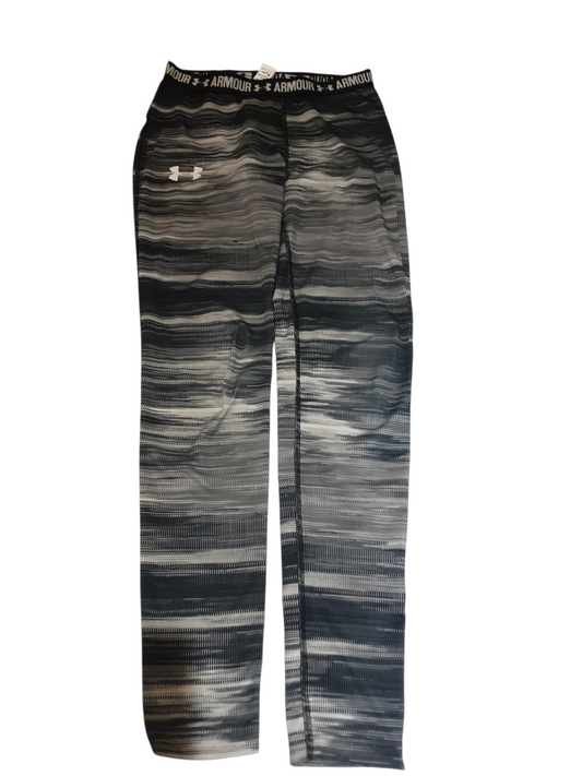 UA striped leggings size 8