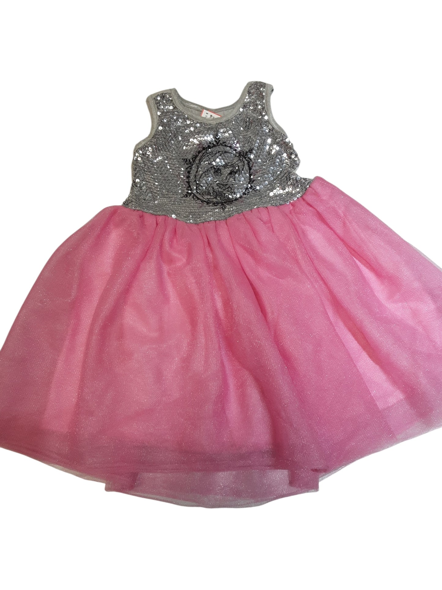 Pink tulle & glitter Frozen size 4