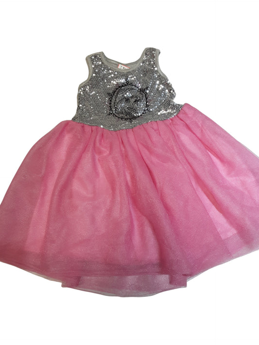 Pink tulle & glitter Frozen size 4