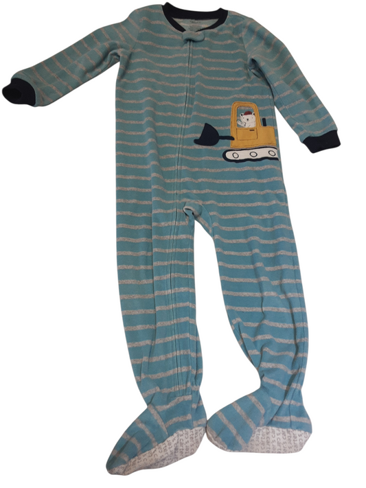 Construction Fleece Sleeper size 4