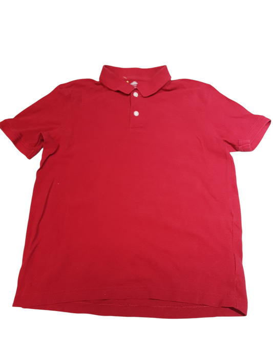 Red polo top size 10-12yrs