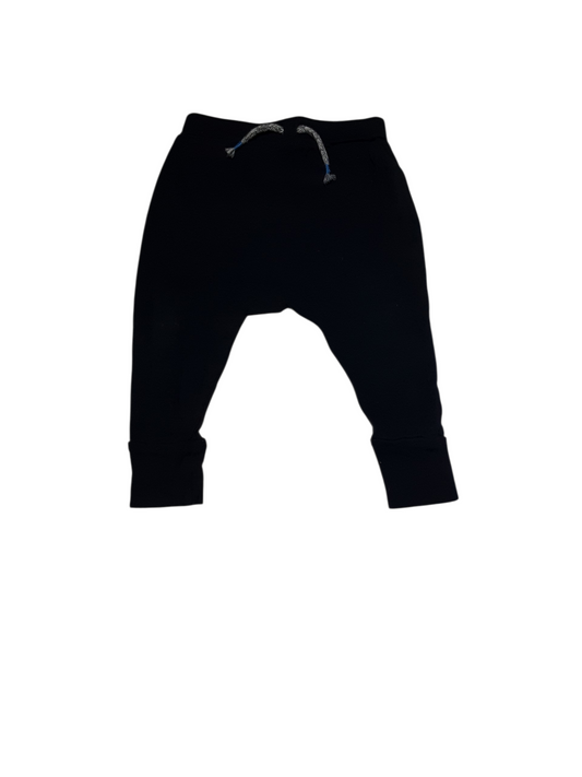 Navy drawstring pants size 6-12m