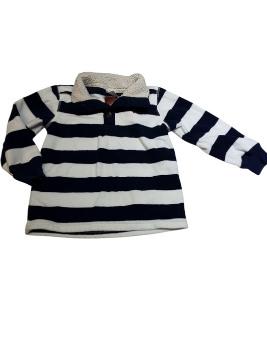 1/4 Front Button Fleece Top size 2