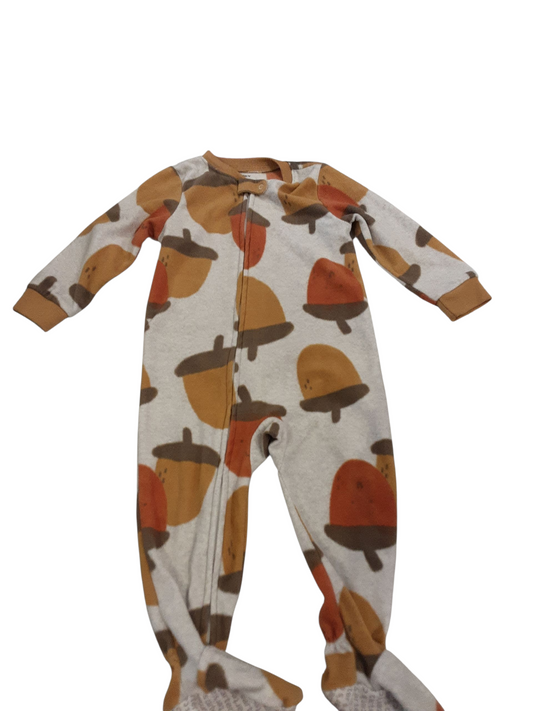 Acorn Fleece Sleeper,  size 24m