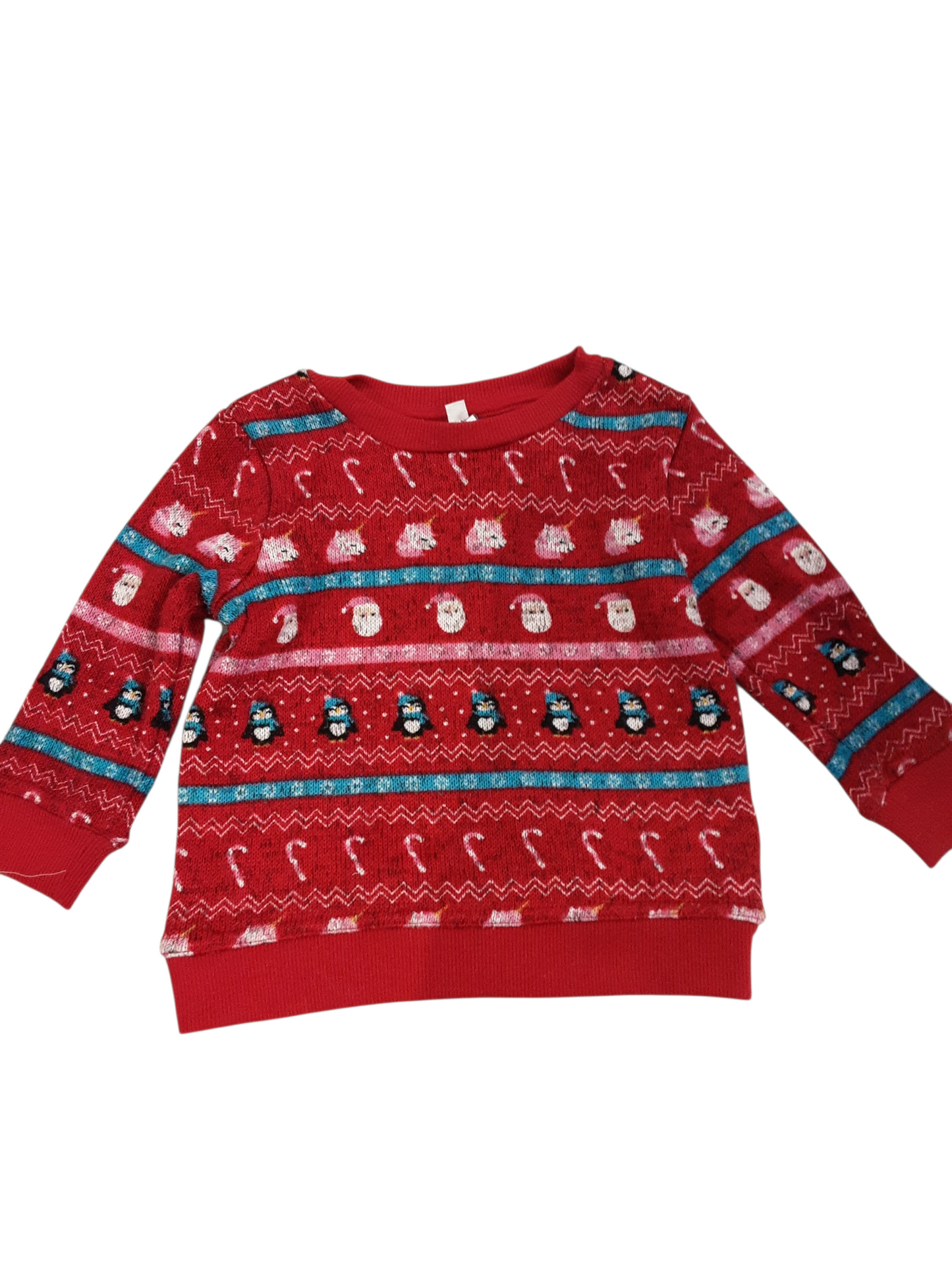 Unicorns, Candy Canes, Penguins &Santa Sweater size 18-24months
