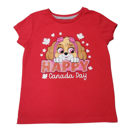 Paw Patrol Canada Day Shirt- Size 3