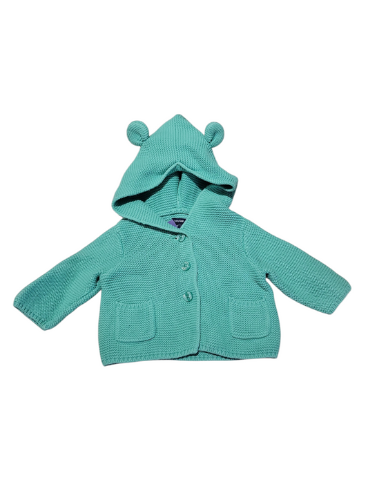 Knit sweater with ears 0-3m