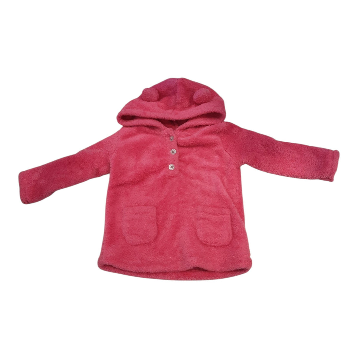Pink fleece size 12m