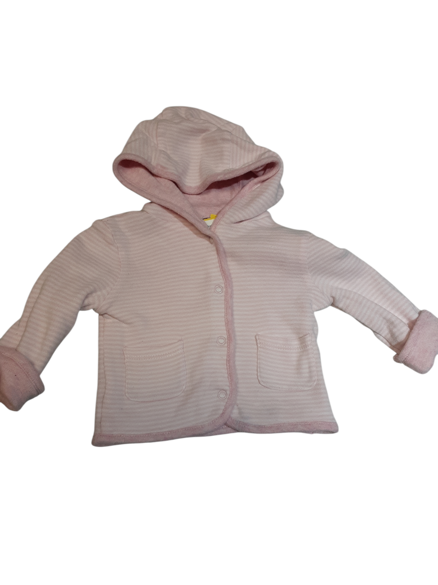 2 pc pink striped set size newborn