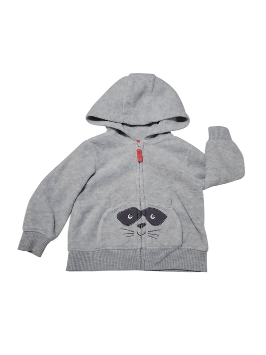 Fleece racoon sweater 6m