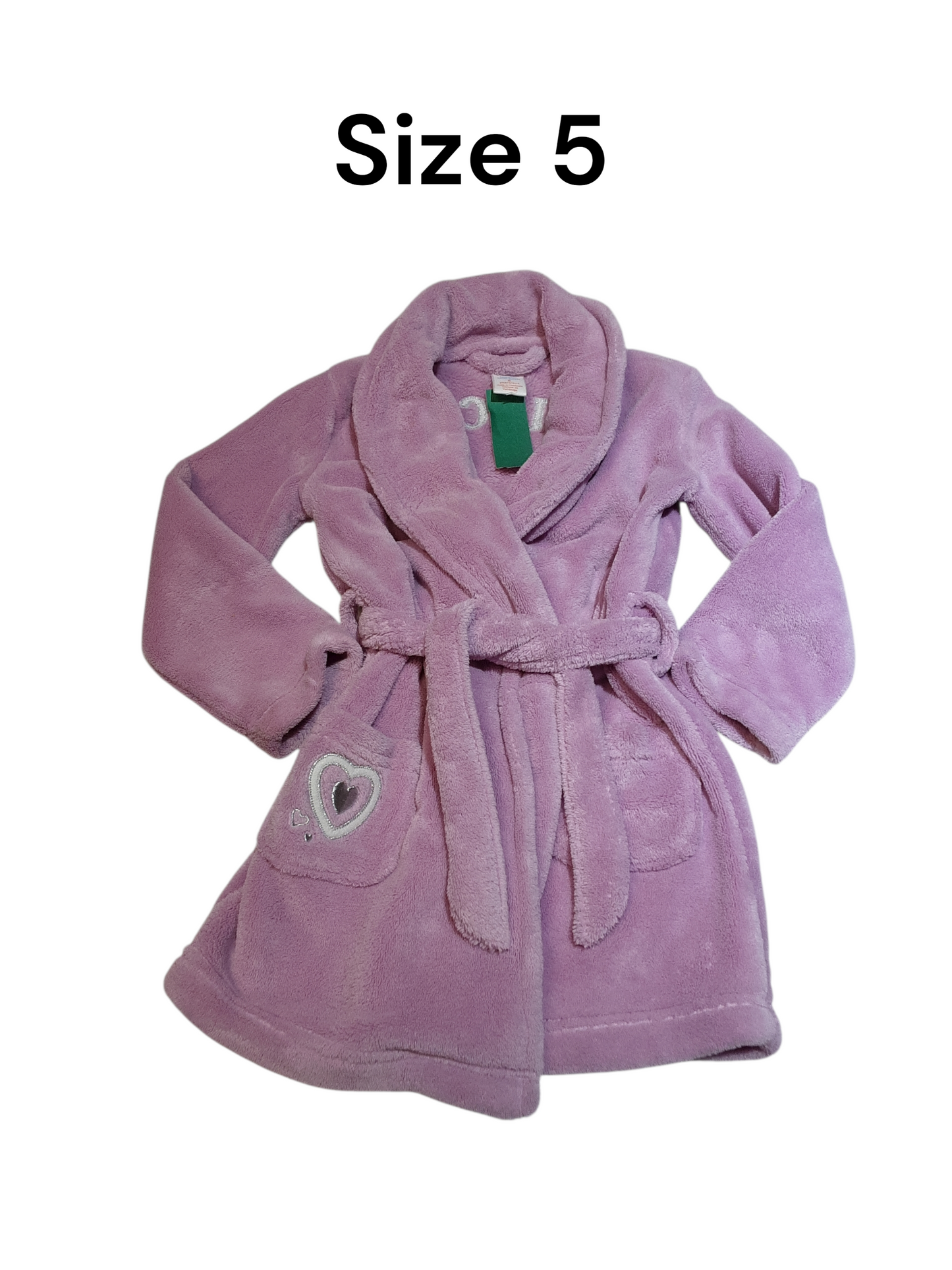 Princess plush robe size 5