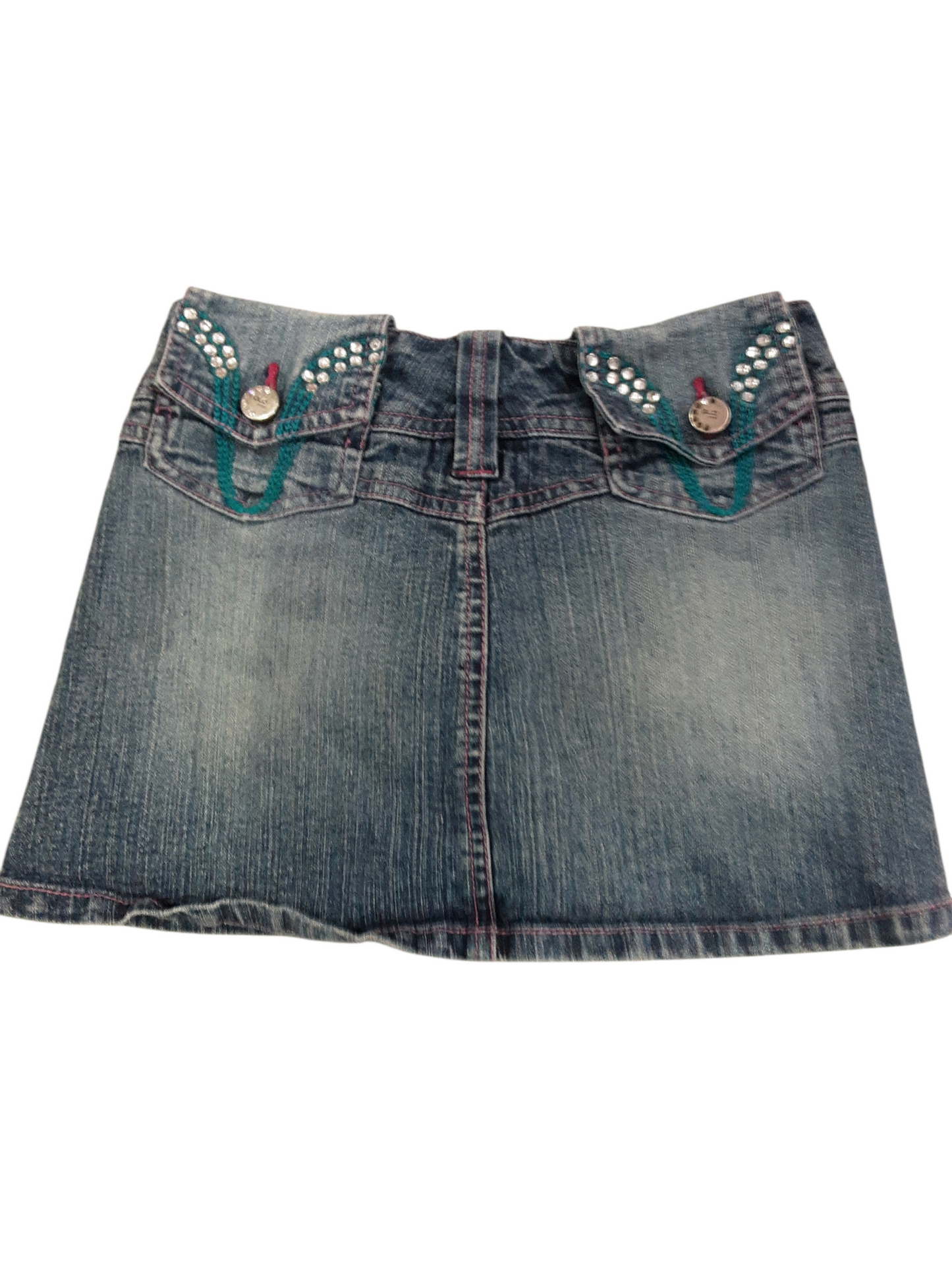 Denim skirt with built-in shorts size 7