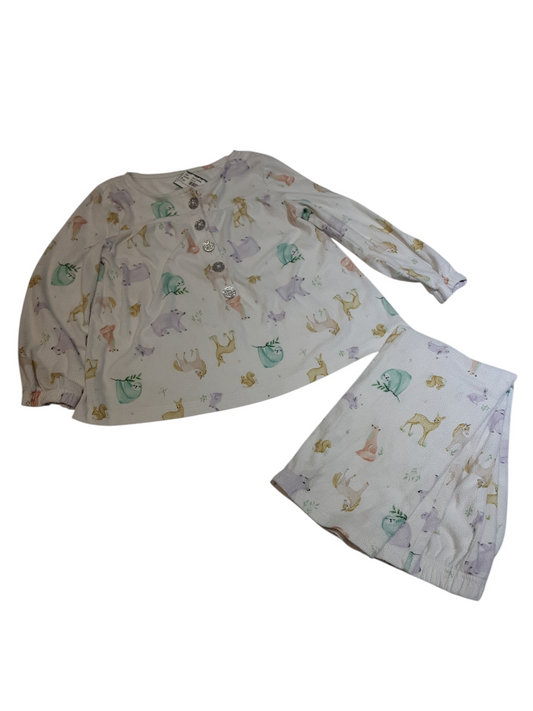 Soft Girls  wildlife Pajamas size 5