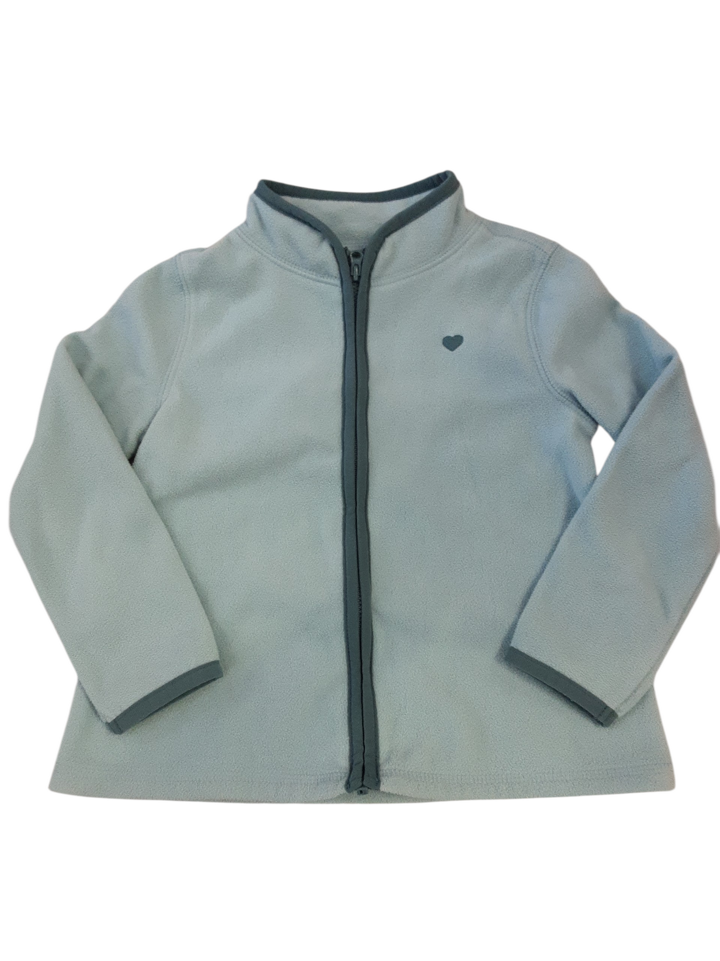 Two tone green fleece jacket size 3