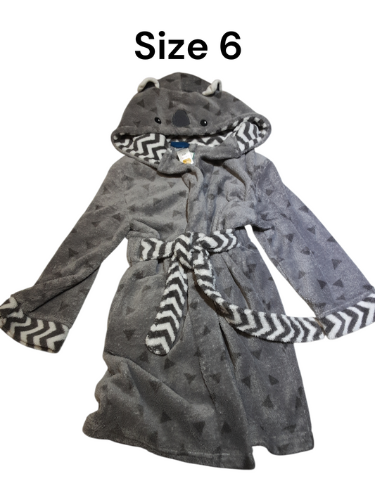 Koala bathrobe size 6-6x