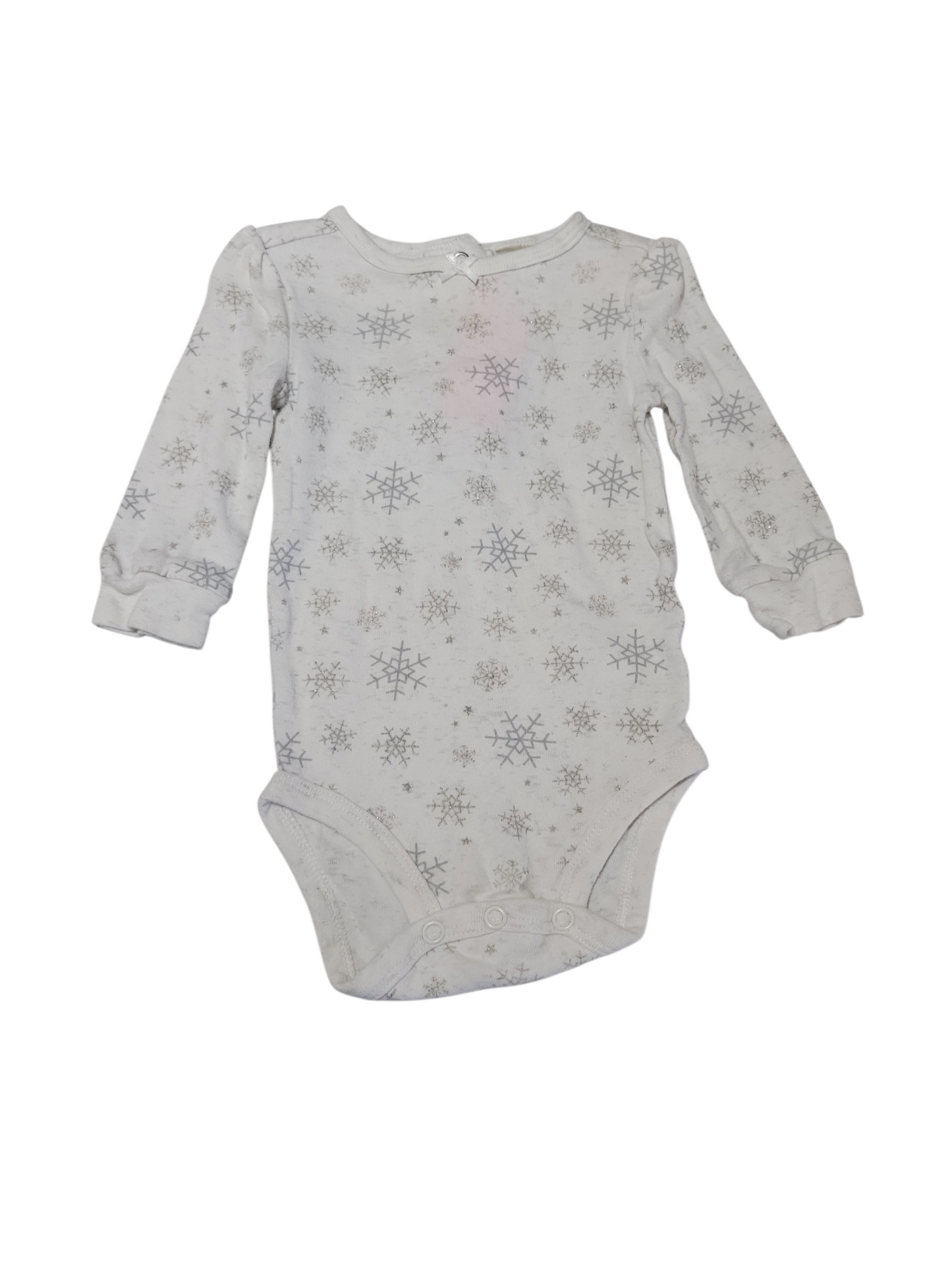 Snowflakes onesie 6-9m