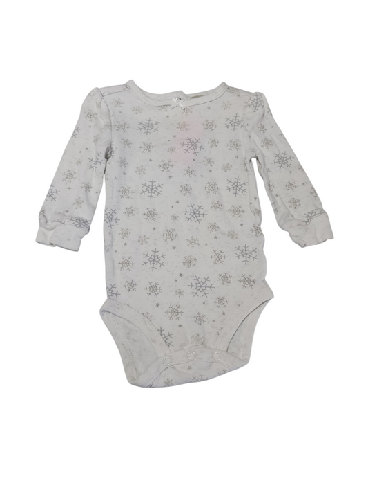 Snowflakes onesie 6-9m