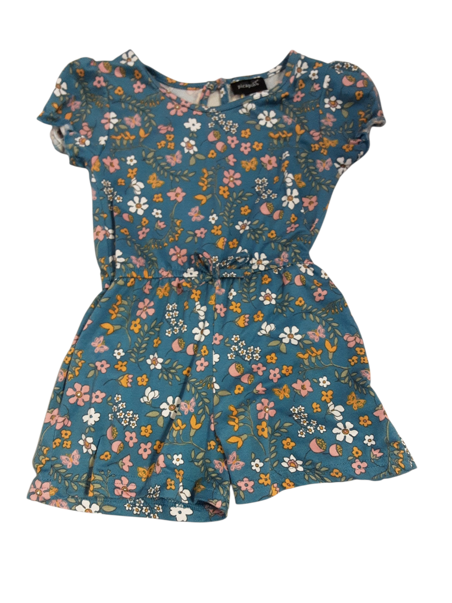 Short floral romper size 3