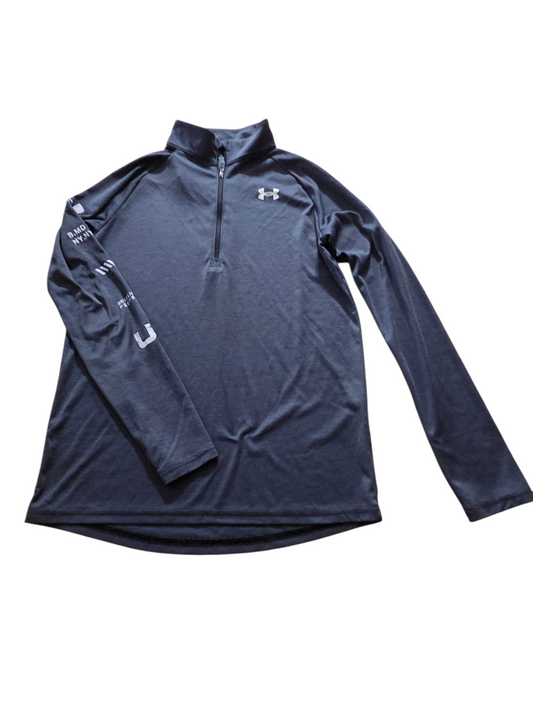 Grey quarter zip sz YXL