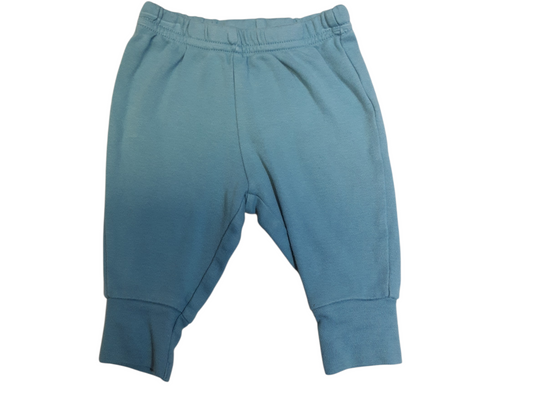 Light blue joggers size 0-3m